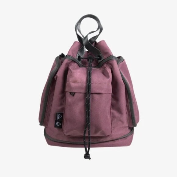 Doughnut Pyramid Backpack in Plum 15 L Backpack/Crossbody/Hanging Toiletry NEW - Picture 1 of 11